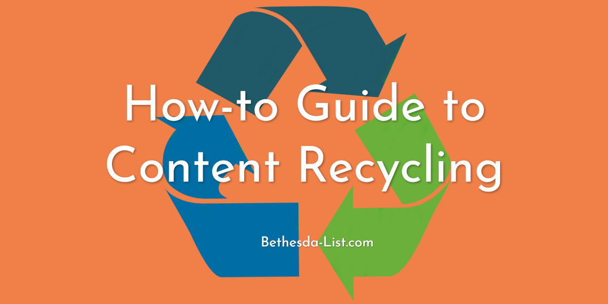 You are currently viewing How-to Guide to Content Recycling