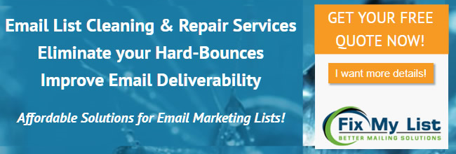 Email List Cleaning and Repair - FixMyList.com