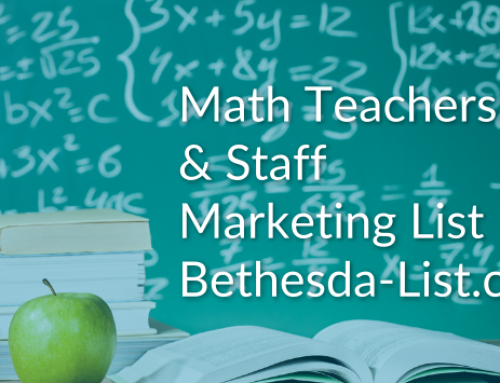 Math Teachers and Staff List